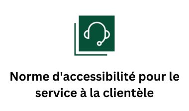Icône d’une seule personne du service à la clientèle accessible.