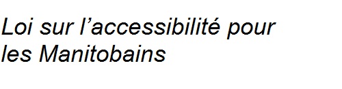 Loi sur l’accessibilité pour les Manitobains logo